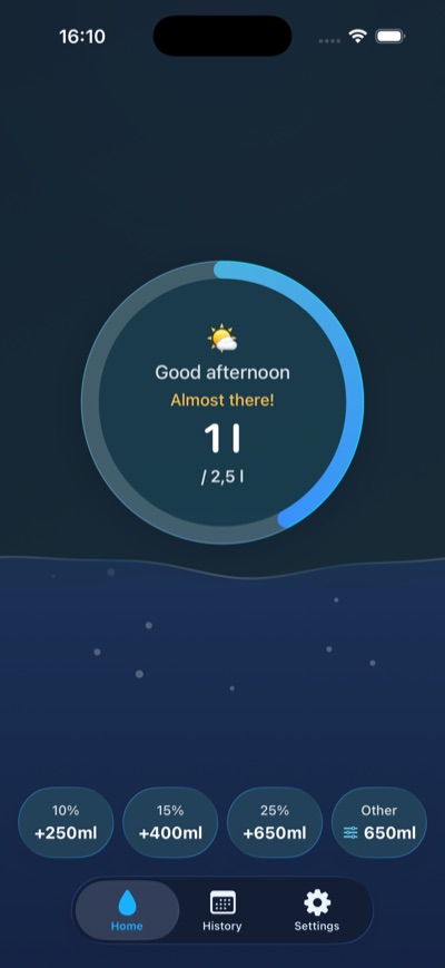 GlassWater screenshot 1