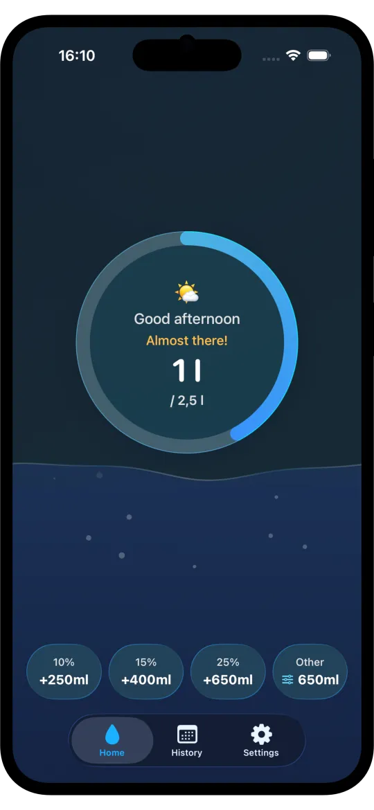 GlassWater screenshot 1