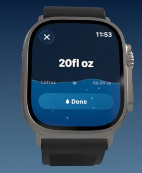GlassWater Watch screenshot 2